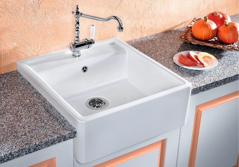 Мойка кухонная Blanco Panor 60 Глянцевая белая 514486 63х60