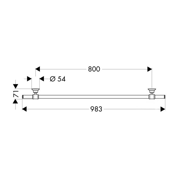 Полотенцедержатель Axor Montreux 42080000