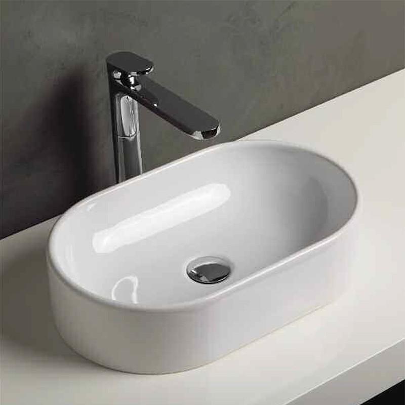 Раковина накладная Azzurra Lavabi Arredo LALA04930000BI/(OV49bi)*0 49х30