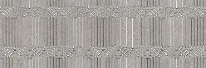 Декор Kerama Marazzi Безана серый обрезной OP/B201/12137R 25х75