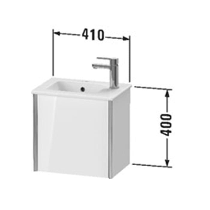Тумба подвесная Duravit XViu XV4024LB122 41x29