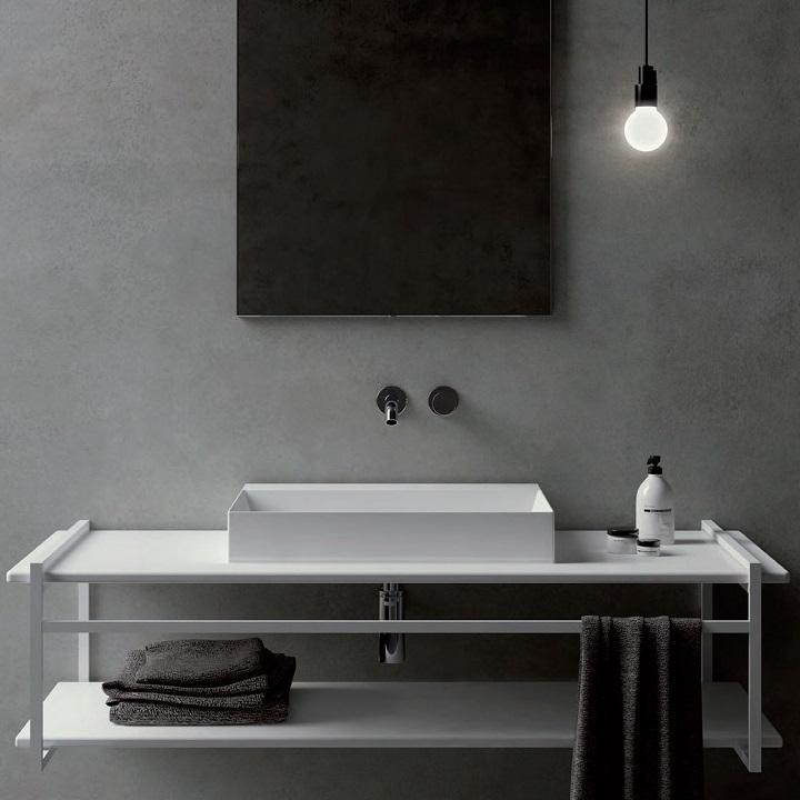 Раковина подвесная/накладная Azzurra Elegance ELLP060450Q0BI/(EQA60 bi)*0 60х45