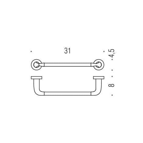 Полотенцедержатель Colombo Design Basic B2709 31 см