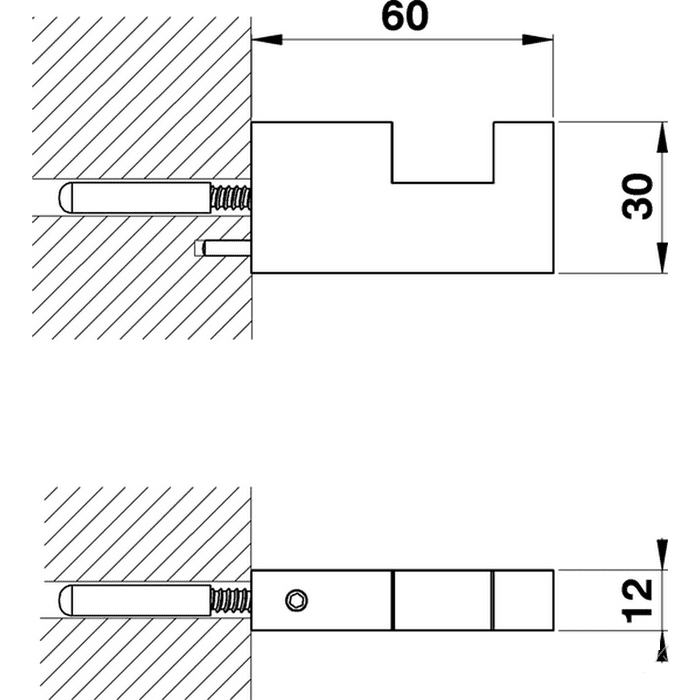 Крючок Cisal Quad QU09071021