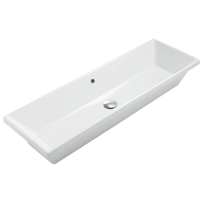 Раковина встраиваемая Globo Stockholm FO105.BI*0 105x34