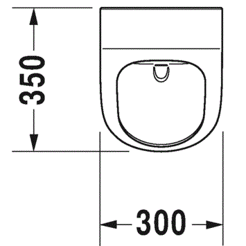 Писсуар Duravit ME by Starck 2809302000 35x30