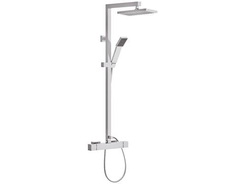 Душевой гарнитур Remer Qubika Thermo QT37 (хром)