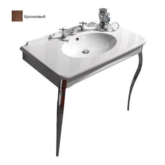 Раковина подвесная Kerasan Retro 1049K3*1 bi br legs 100х55