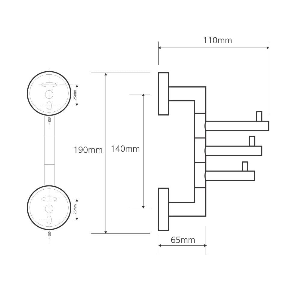 Крючок тройной Bemeta Neo 104206075