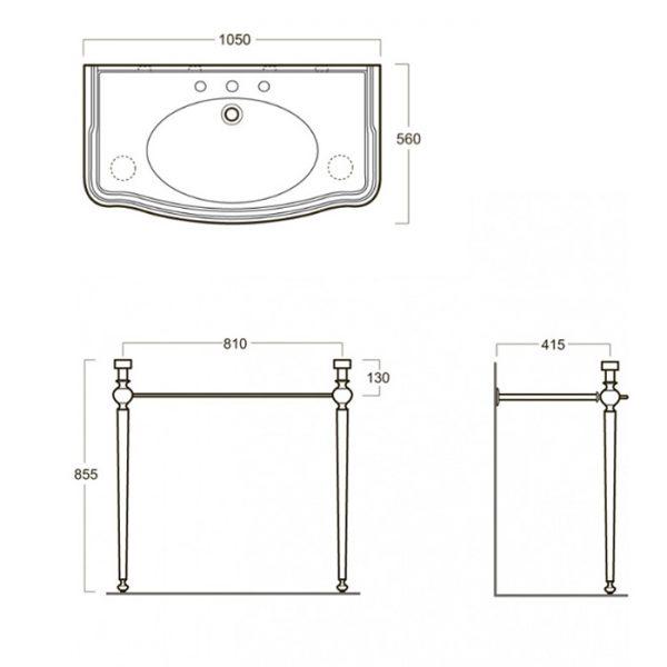 Консоль Simas Arcade ARCG2cr 81х41.5