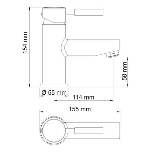 Смеситель для раковины Wasserkraft Wern 4203