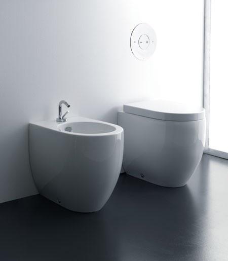 Унитаз приставной Kerasan Flo 311401 48х36