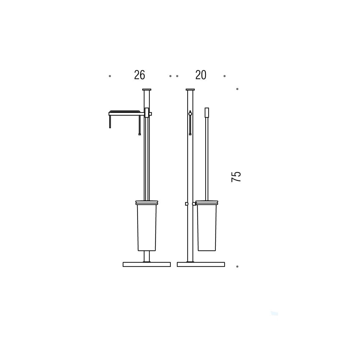 Стойка напольная Colombo Design Plus W4935