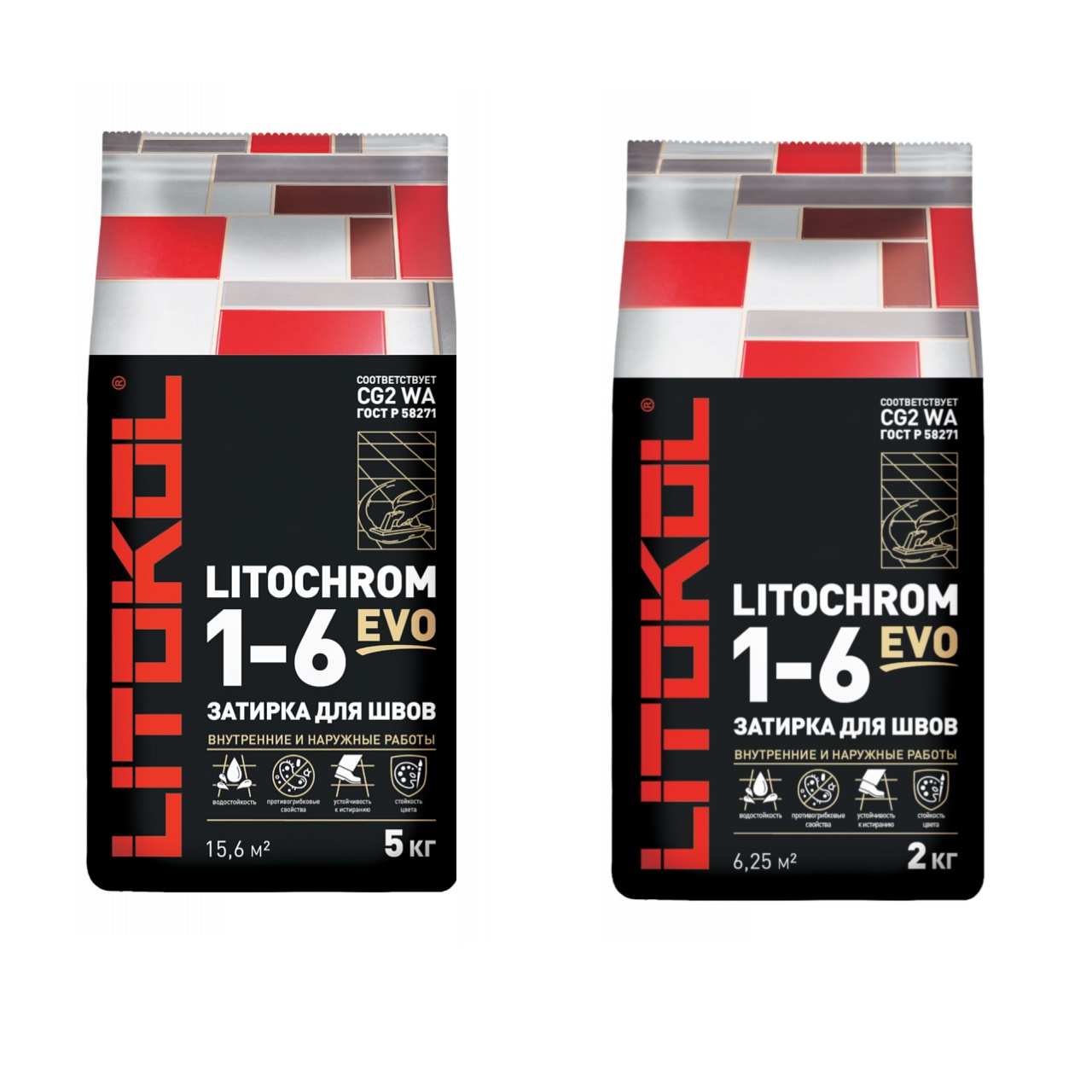 Затирочные смеси Litochrom 1-6 EVO от Официального Дилера