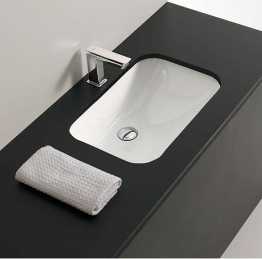 Раковина встраиваемая Artceram Washbasins Nettuno NTL001 01 00 bi*0 56Х38