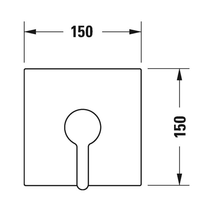 Смеситель для душа Duravit С.1 C14210009010