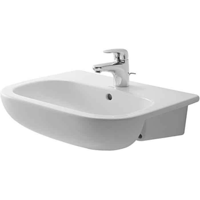 Раковина полувстраиваемая Duravit D-Code 0339550000 55x44