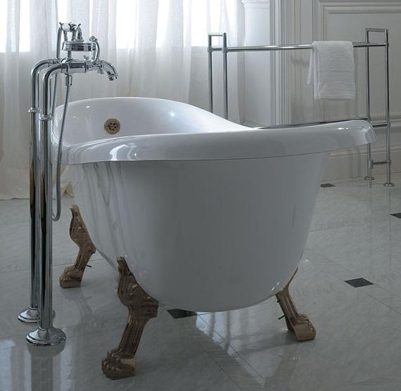Ванна отдельностоящая Globo Paestum PA103 bi/br 170x80