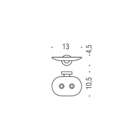 Мыльница Colombo Design Basic B2781