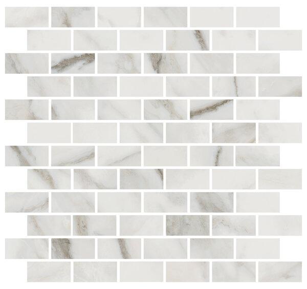 Декор Kerama Marazzi Буонарроти белый мозаичный MM13105 30х32