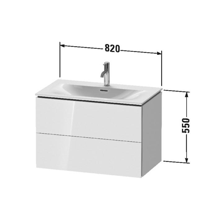 Тумба подвесная Duravit L-Cube LC630702222 82x48