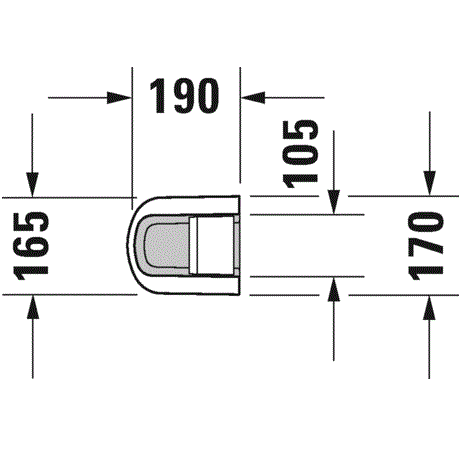 Пьедестал Duravit DuraStyle 0858290000