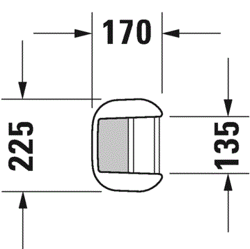 Пьедестал Duravit Happy D.2 0858270000
