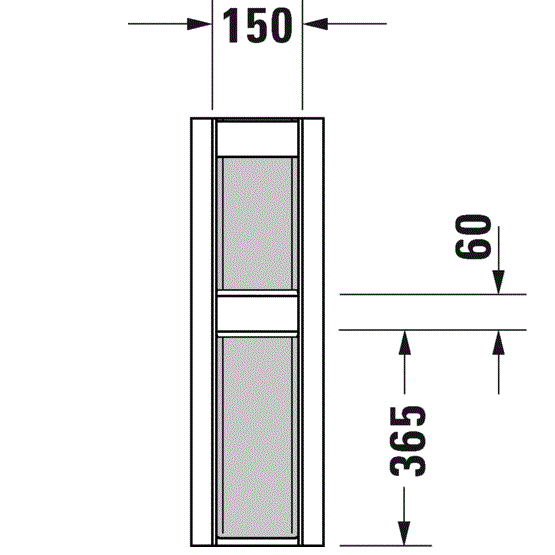 Пьедестал Duravit Happy D.2 0858270000
