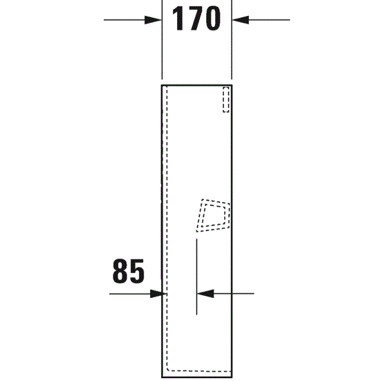 Пьедестал Duravit Happy D.2 0858270000