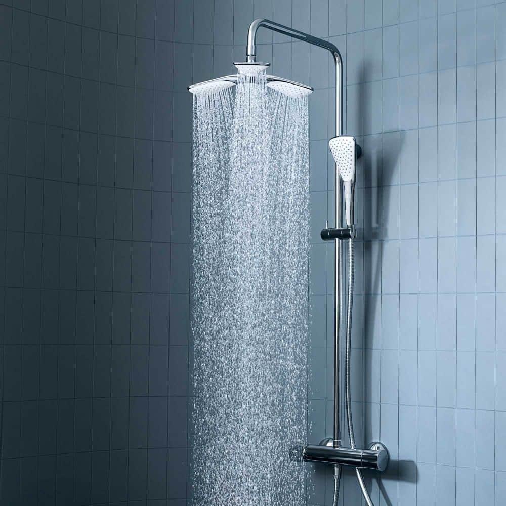 Душевая система с термостатом Kludi Fizz - 6709605-00