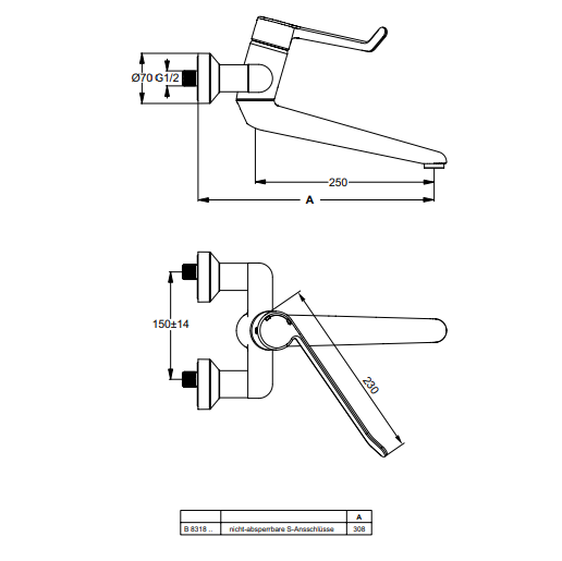 Смеситель для раковины Ideal Standard Ceraplus B8318AA