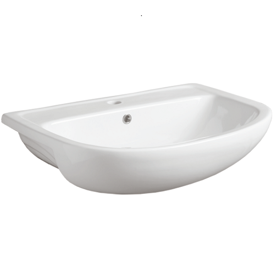 Раковина полувстраиваемая Simas Top e lavabi d'Arredo S57 bi*1 67х46