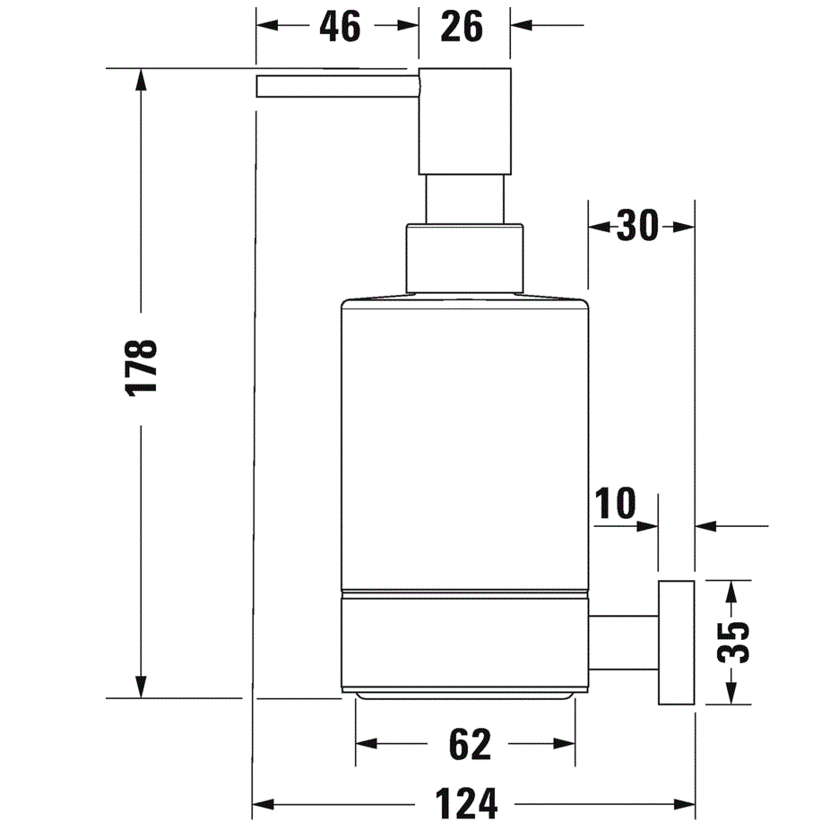 Дозатор Duravit Karee 0099541000