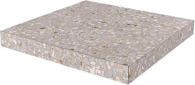 Ступень Угловая Клееная Kerama Marazzi Терраццо Беж SG632000R/GCA 33х33