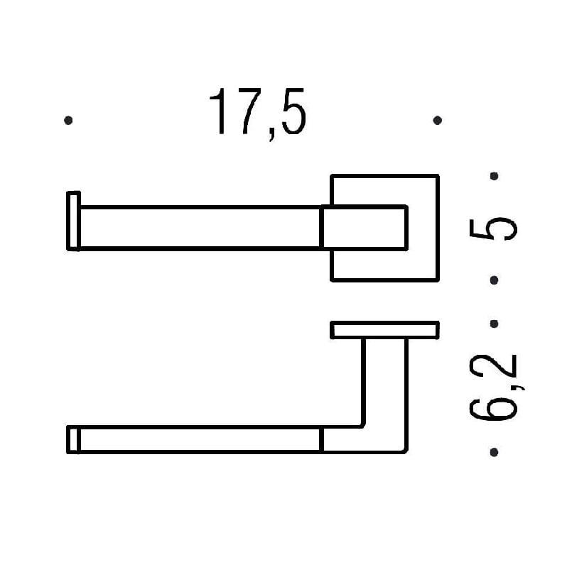 Держатель туалетной бумаги Colombo Design Basic Q В3708DX