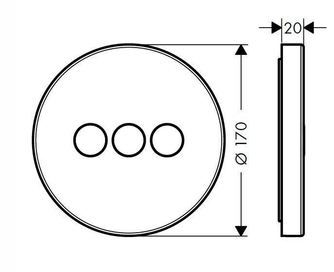 Модуль Axor ShowerSelect 36727000