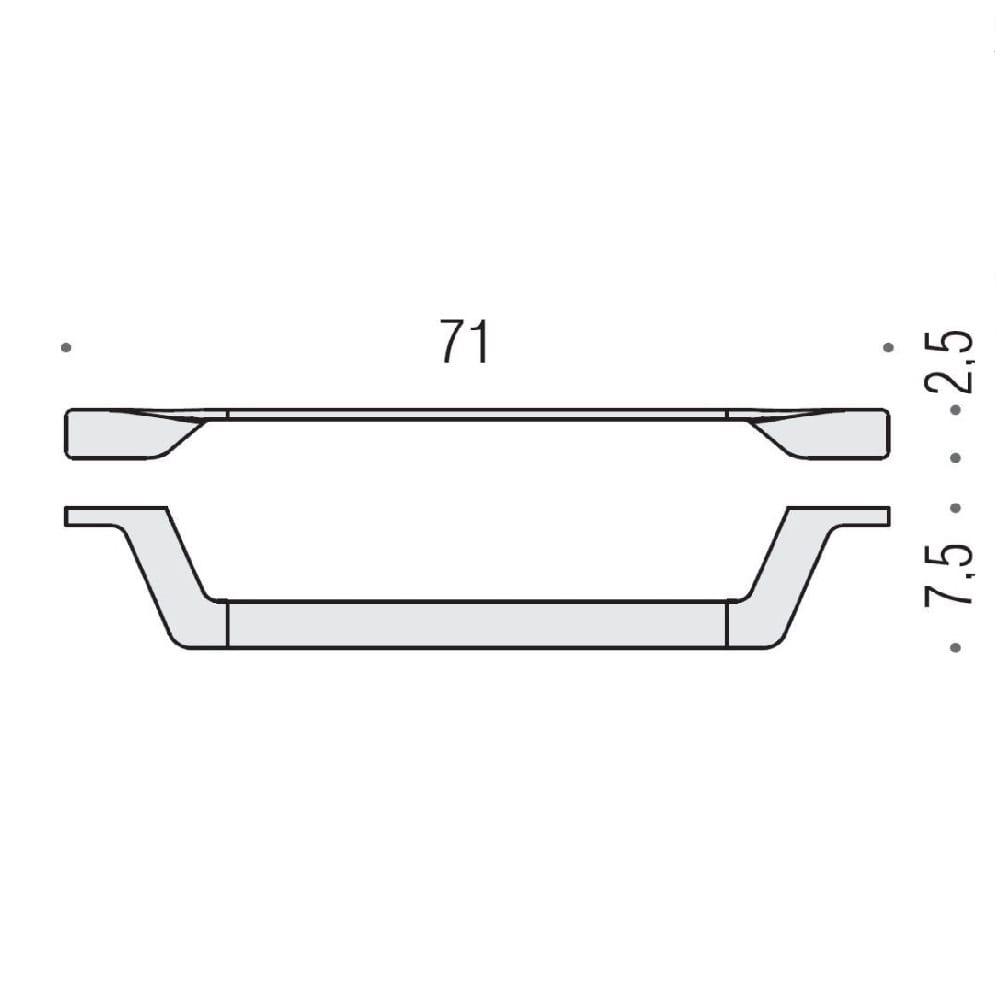 Полотенцедержатель Colombo Design Alize B2511 71см