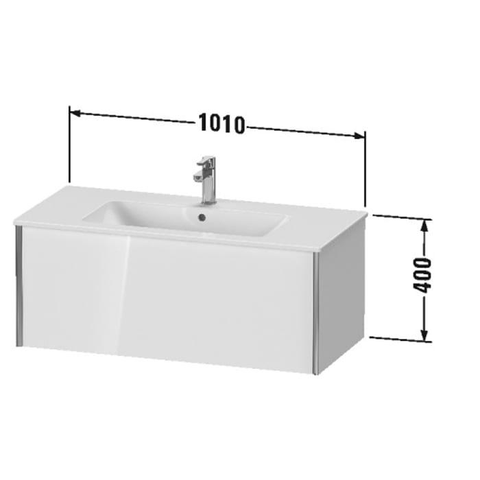 Тумба подвесная Duravit XViu XV40270B221 101x48