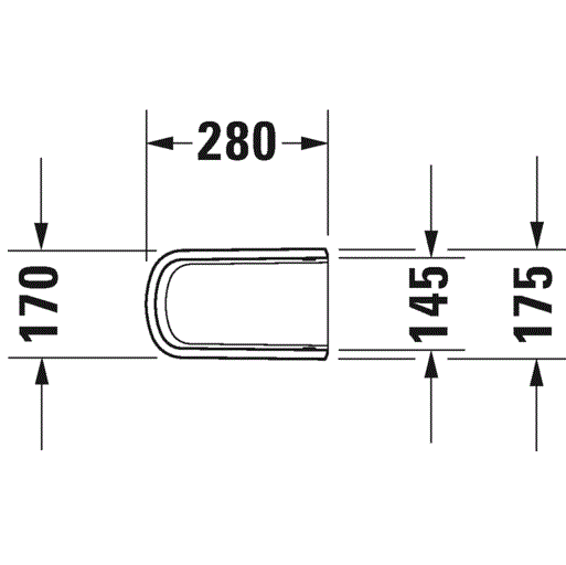 Полупьедестал Duravit DuraStyle 0858300000