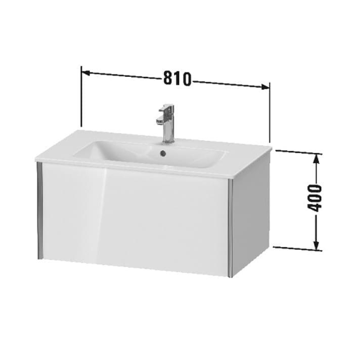 Тумба подвесная Duravit XViu XV40260B122 81x48