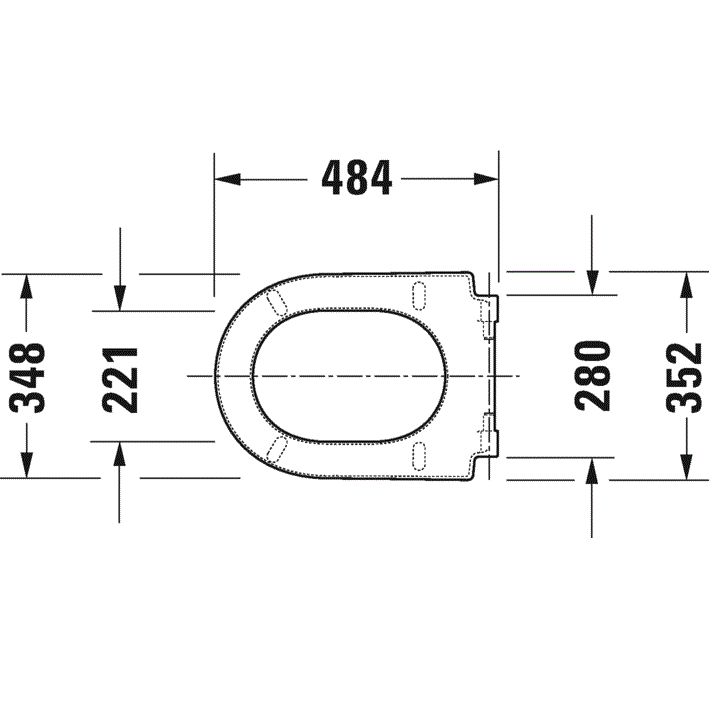 Сиденье Duravit Starck 2 0063390000