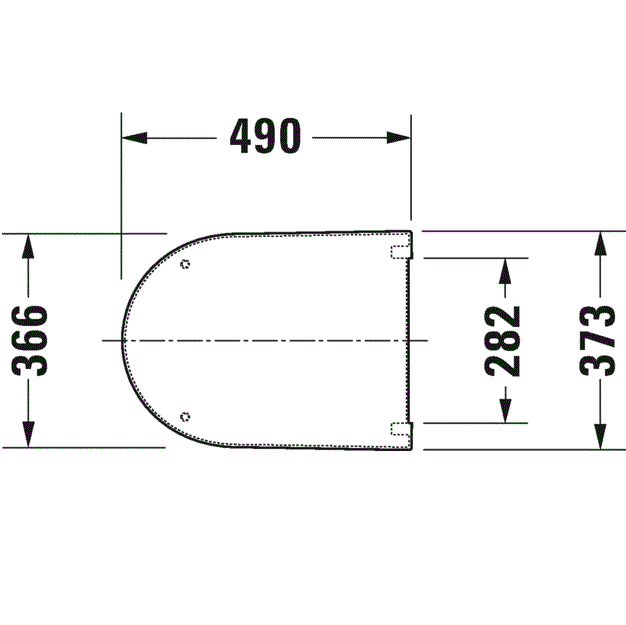 Сиденье Duravit Starck 2 0063390000
