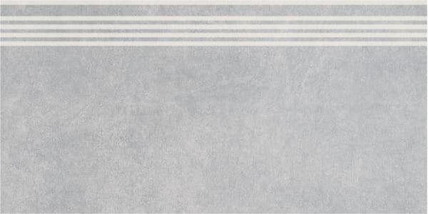 Ступень Kerama Marazzi Королевская Дорога Серый Светлый Обрезной SG614800R/GR 30x60