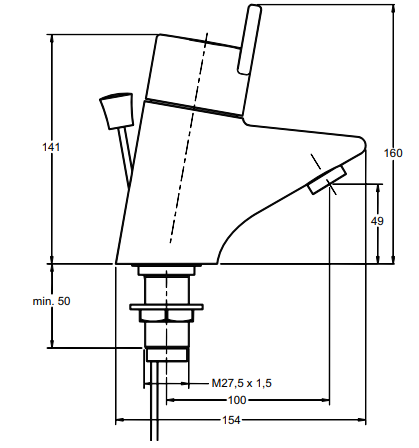 Смеситель для раковины Ideal Standard Ceraplus A4092AA