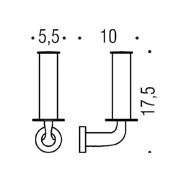 Держатель туалетной бумаги Colombo Design Basic В2790