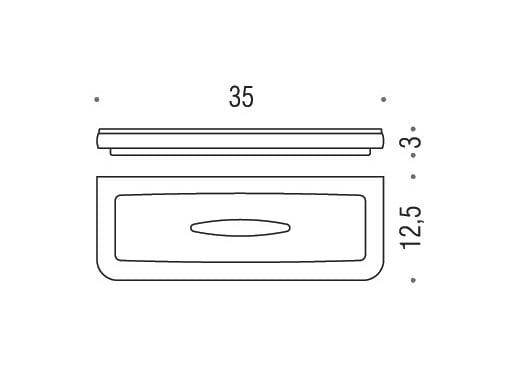 Мыльница Colombo Design Lulu B6203