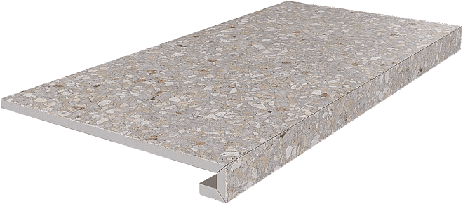 Ступень Клееная Kerama Marazzi Терраццо Беж SG632000R/GCF 33Х60