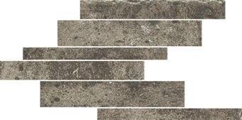 Мозаика Rex Ceramiche La Roche Mud Modulo List. Sfalsato Mix 742239 21x40