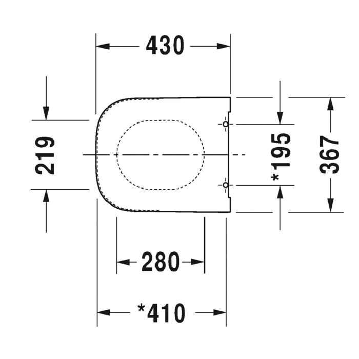 Сиденье для унитаза Duravit Happy D.2 Plus 0064591300
