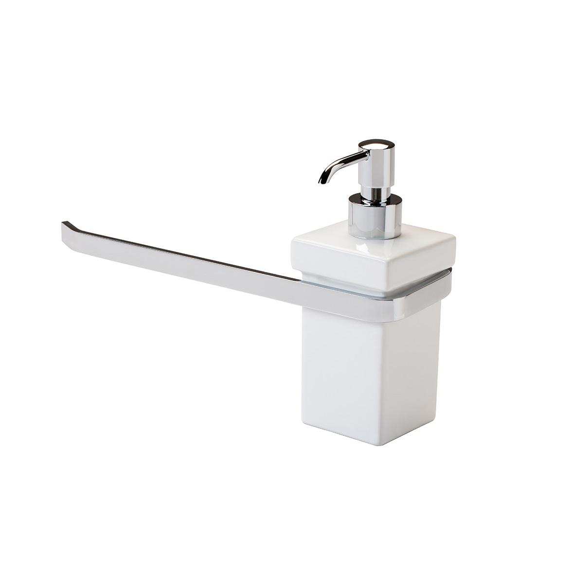 Полотенцедержатель + дозатор Stil Haus Mizar Хром MZ 69D 08
